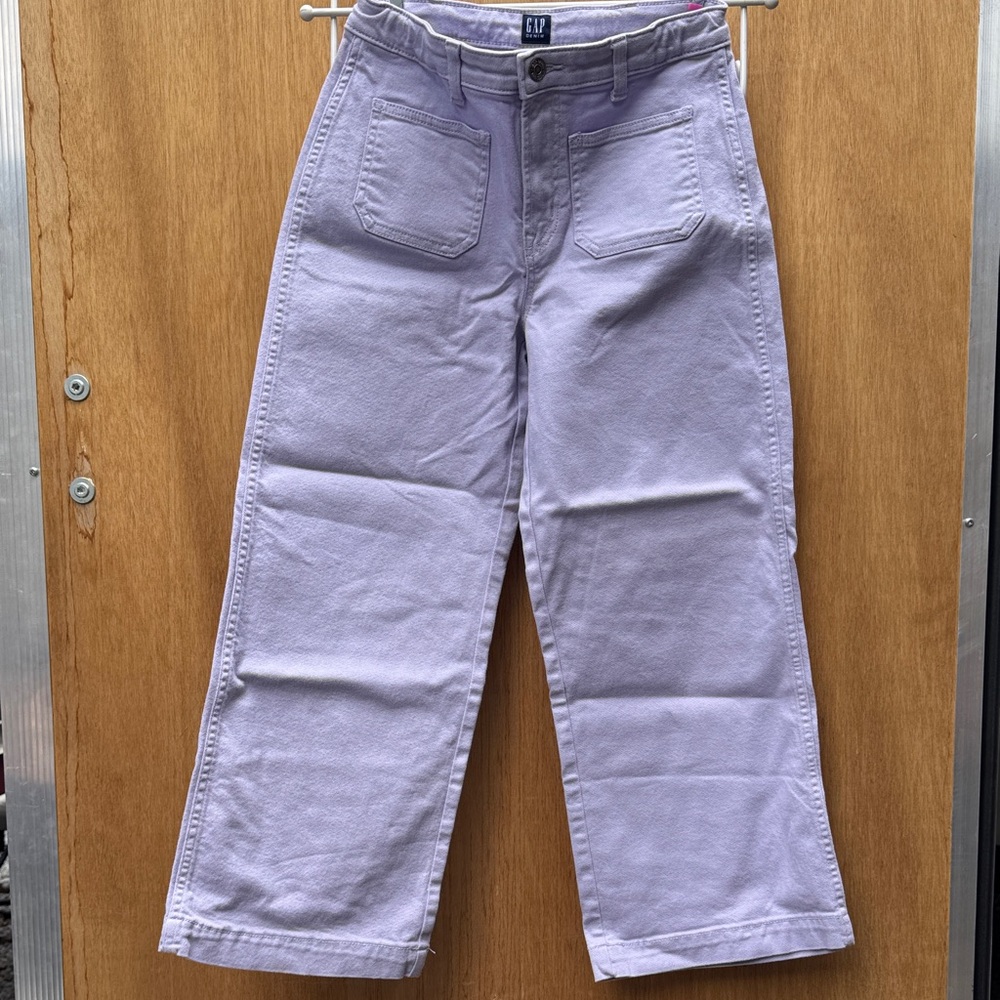 GAP girls 16 Lavender Wide Leg Jeans